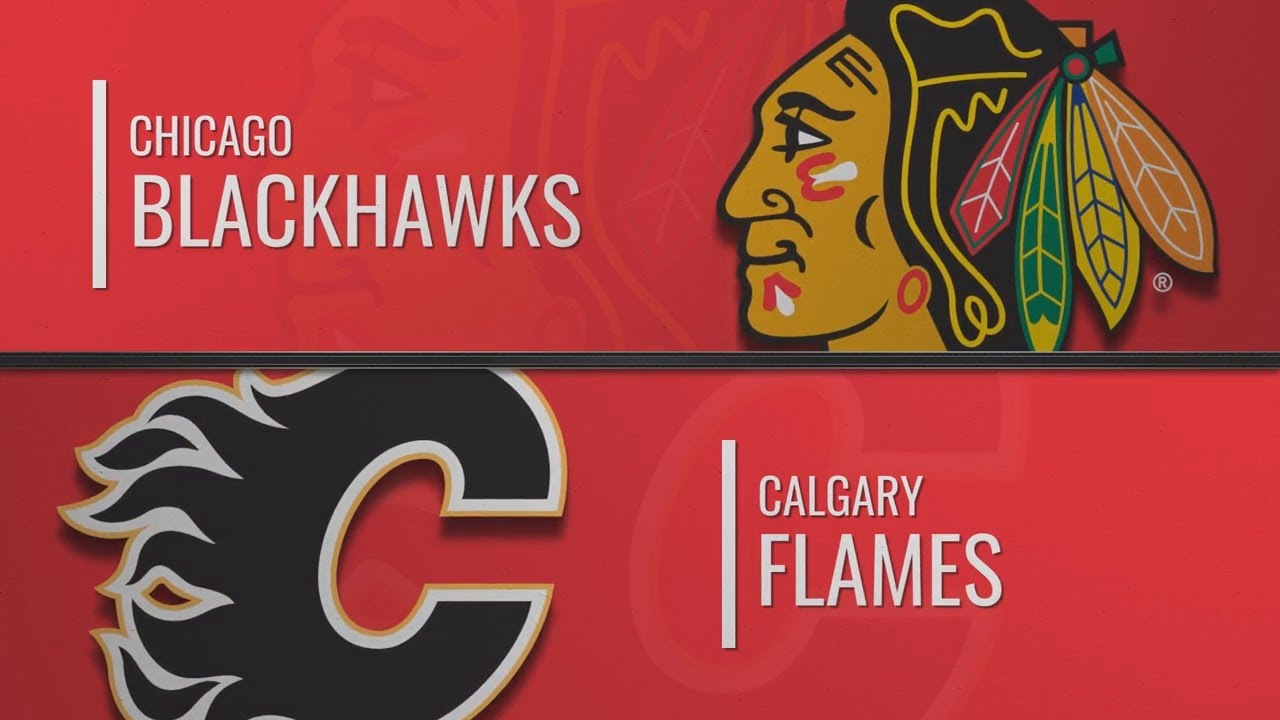 Blackhawks flames